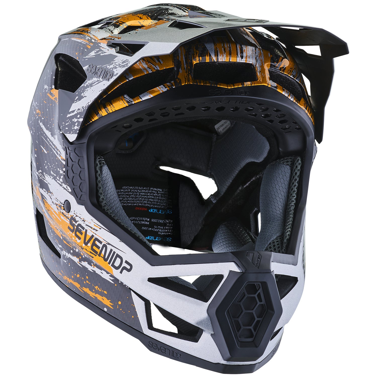 7 iDP Project 23 Carbon Full Face Helmet - LTD Edition - Blast 7 iDP Project 23 Carbon Full Face Helmet - LTD Edition - Blast