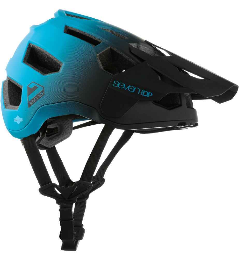7iDP Project 21 Pro Trail Helmet M/L / Matte Blue/Black Fade